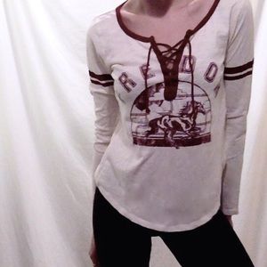 Forever 21 long sleeve graphic tee